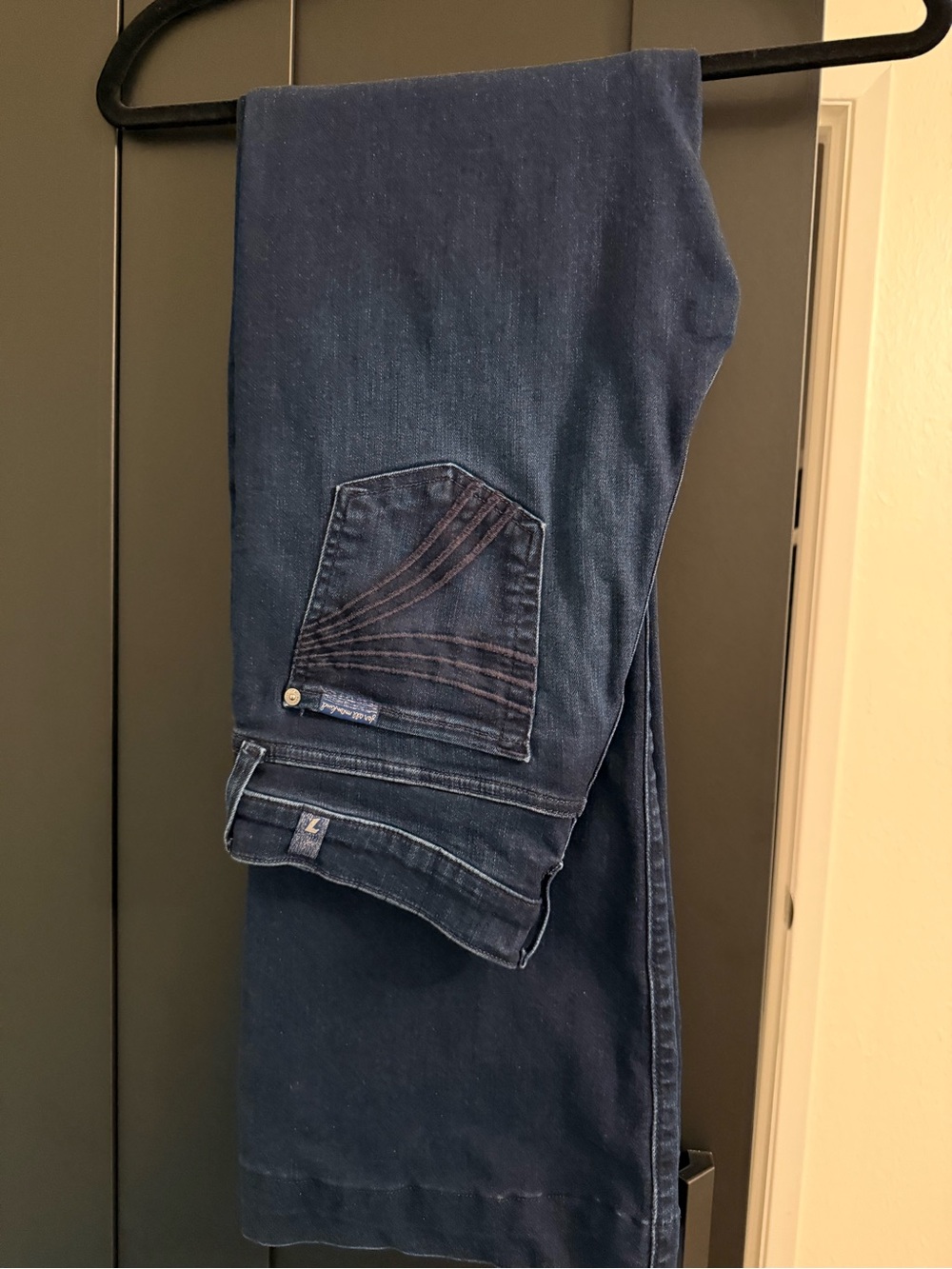7 For All Mankind Dark Blue Women's Jeans